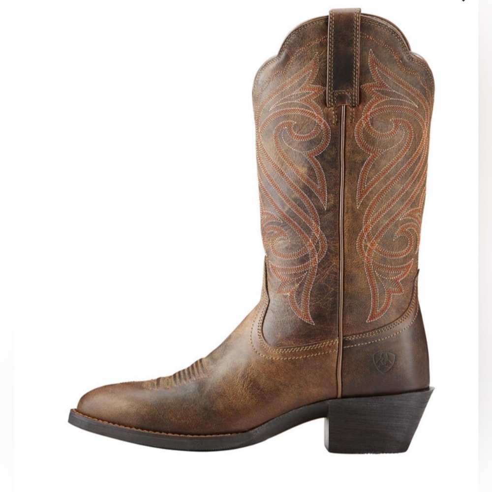 NEW🔥with tags! Ariat Dark Toffee Round Up R Toe Boots